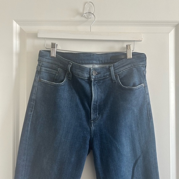 Goldsign Semi-Fit High Rise Slim Straight Leg Jeans Blue Womens Size 30 Capsule - Picture 4 of 13